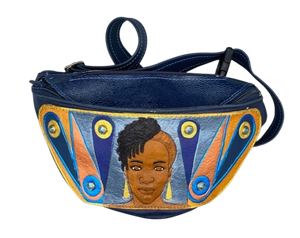 WAIST POUCH - "Blue Nia"