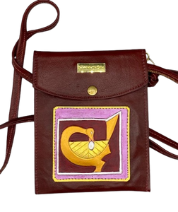 SUPER CELL POUCH - "Golden Sankofa"