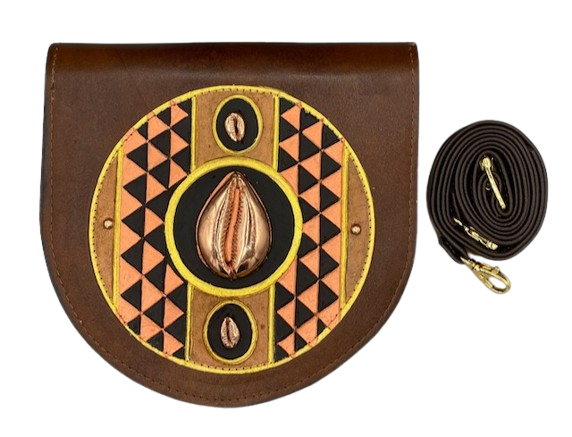 MEDIUM ROUNDER - "Copper Cowrie on Kuba"