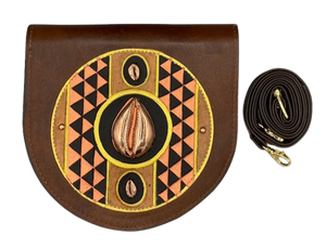 MEDIUM ROUNDER - "Copper Cowrie on Kuba"