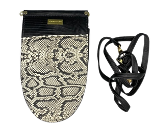 HEATHER POUCH - "Bedu Black & White"