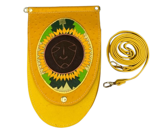 HEATHER POUCH - "Afrikan Sunflower"