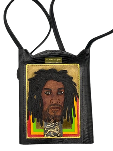 LARGE NECK WALLET - "Rasta Brother"