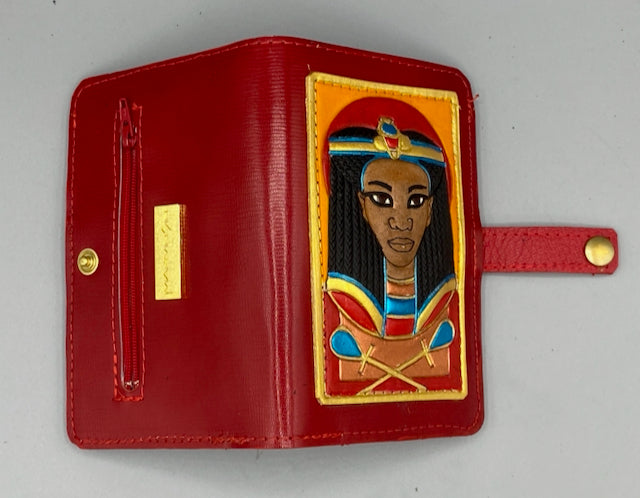 METRO WALLET - "Red Khemet Princess"