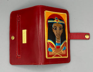 METRO WALLET - "Red Khemet Princess"