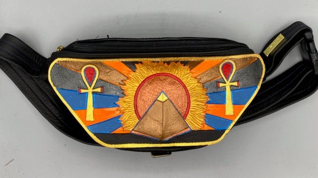 WAIST POUCH - "Pyramid Sun Rise"