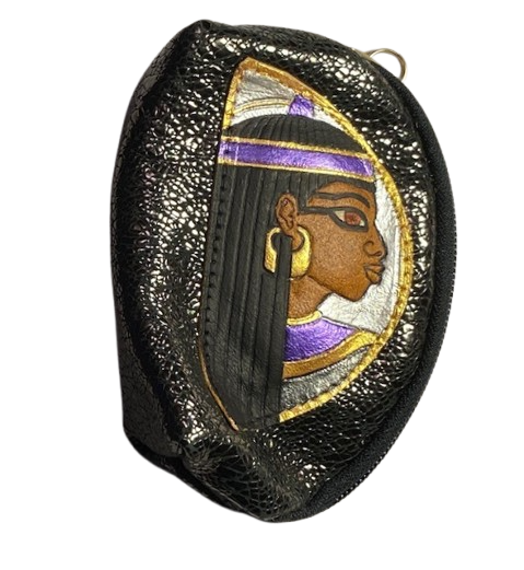 BUBBLE COIN POUCH - "KHEMET PROFILE"