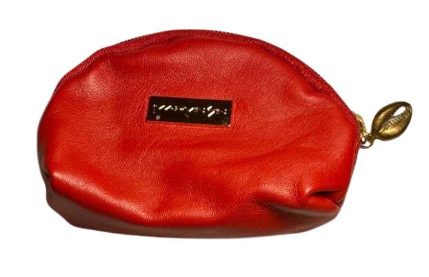 BUBBLE COIN POUCH - "Red Fulani"