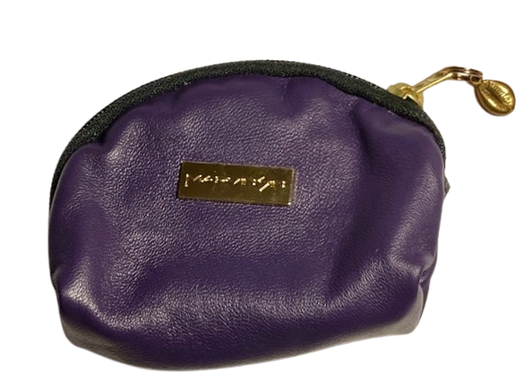 BUBBLE COIN POUCH - "Purple Afrikan Sister"