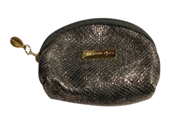 BUBBLE COIN POUCH - "NUBIAN KNOTS-RED ACCENTS"