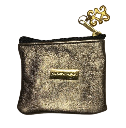 MINI COIN POUCH - "SILVER ANKH"