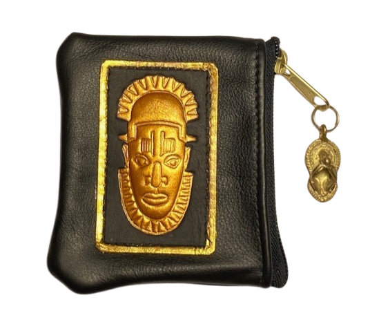MINI COIN POUCH - "GOLDEN OBA"
