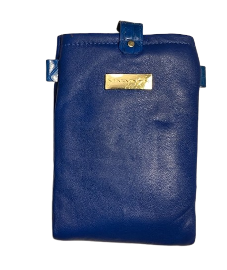 CELL PHONE POUCH - "Scarab Blues"