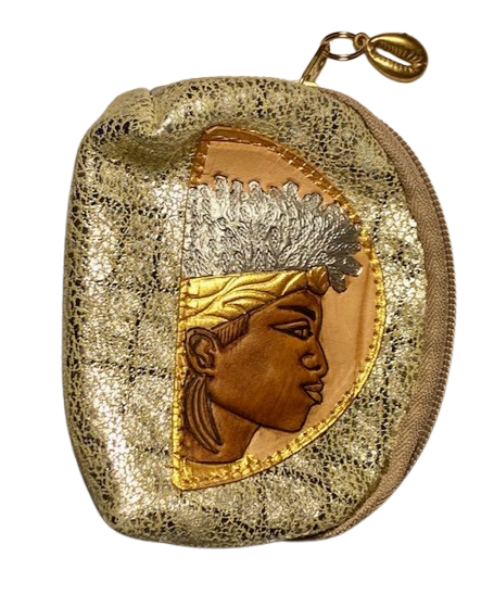 BUBBLE COIN POUCH - "SILVER AK PROFILE"