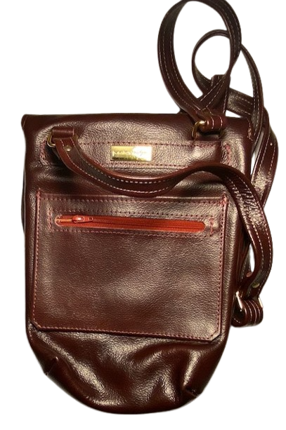 SMALL CROSS-BODY BUCKET - "Gele Glamour"