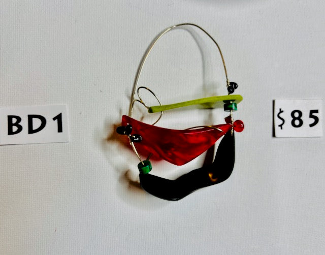 #BD1 -  Abstract Stylized Hoop Earring