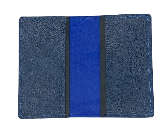 BUSINESS CARD CASE - "Nsoroma Blue & Green"