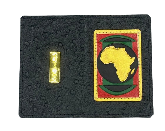 BUSINESS CARD CASE - "Afrika Gold"