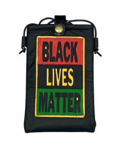CELL PHONE POUCH - "BLACK LIVES MATTER - RED, BLACK & GREEN"